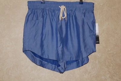 Nuevos pantalones cortos para mujer Kensie azul vivo cintura elástica talla L __ nuevos con etiquetas R11C2 Foto 1 de 4
