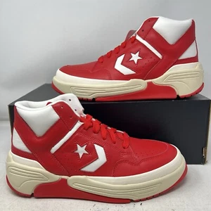 Converse Weapon CX Mid Varsity Color Red White Leather Men's Size 12 172355C - Picture 1 of 8