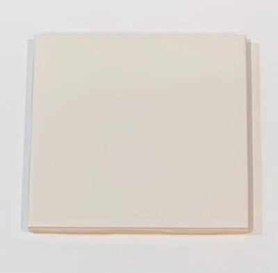 US Ceramic Tile 724764 066002 Gloss 4-1/4" Square Snow White 1 Wall Tile - Image 1 of 2