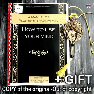 Antique Book Magic Psychology Occult Medicine Occultism Manual Secret Societies - Picture 1 of 24