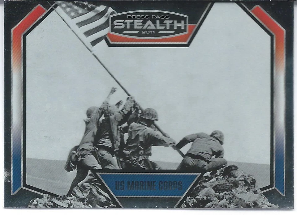 2011 Press Pass Stealth US MILITARY Racing MARINE CORPS NASCAR Sprint Cup #US-MC - Image 1 of 1