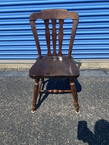 Ethan Allen Dark Antiqued Pine Old Tavern Side Chair Cover