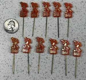 Menge 11 BRIO Margarine Fußball Niederländisch Vintage Stick Pin Anstecker Pins #49545 - Bild 1 von 5