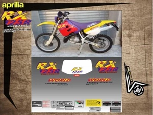 Aprilia RX 125 1992 WRC adesivi/stickers/decals WORLD CHAMPIONSHIP REPLICA - Foto 1 di 10