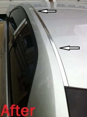 For 2000-2005 CHEVY MONTE CARLO CHROME ROOF TOP TRIM MOLDING KIT - Image 1 of 3