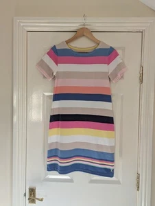 Joules Riviera short sleeve stripe t shirt dress UK 12 holiday travel - Picture 1 of 10