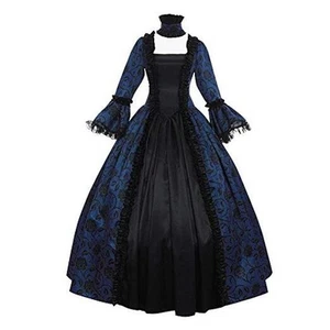 Women's Victorian Rococo Dress Inspiration Maiden Costume Vintage Dress - Picture 1 of 3