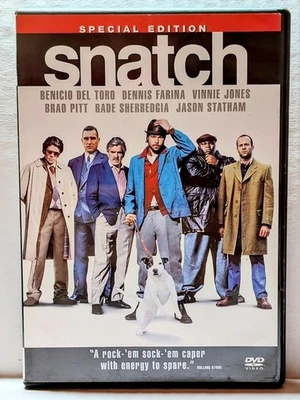 SNATCH- TWO-DISC SPECIAL EDITION DVD 2001 MOVIE *BUY 2 GET 1 FREE* BRAD PITT - Image 1 of 2