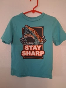 Boys Blue Stay Sharp Tshirt Size 6 - Picture 1 of 1