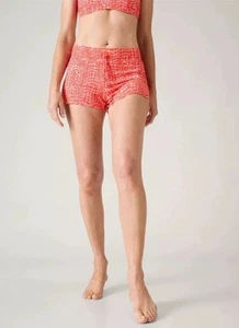 New Athleta Surge Swim Shorts Women's Small Red Pink Activewear /o2 - Picture 1 of 8