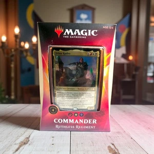 Magic MtG Commander 2020 Ikoria RUTHLESS REGIMENT Theme Deck Sealed - Picture 1 of 3