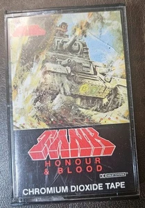 Tank - Honour & Blood US Roadracer Cassette Heavy Metal RARE Works See All Pics - Picture 1 of 4