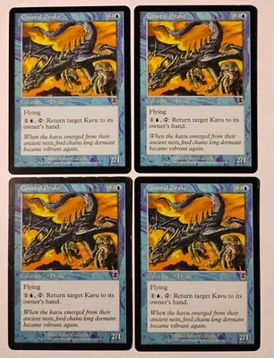 4x Coastal Drake MTG, Apocalypse, LP - Image 1 of 4