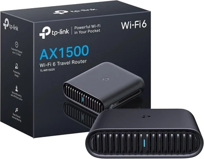 TP Link Wi-Fi 6 Travel Router TL-WR1502X AX1500 Portable Multi Mode New Open Box - Image 1 of 4