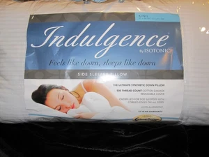Indulgence Side Sleeper Pillow by Isotonic 36"x20" King - Picture 1 of 1
