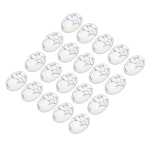 20PCS Natural Oval Flat Back Gemstone Cabochons 18x13mm White Turquoise Healing - Picture 1 of 24