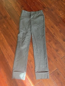 BROOKS BROTHERS BOYS SIZE 12 Gray PLEATED WOOL Dress PANTS - Picture 1 of 17