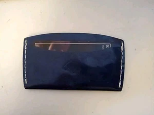 Ezra Arthur Leder Geldbörse #3 dunkelblau minimalistisch nicht sperrig Stil NEU mit Mängeln - Bild 1 von 4