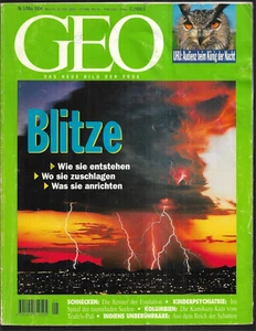 GEO 5/ 1994 Blitze Wie sie entstehen, Wo sie zuschlagen, Was sie anrichten, - Bild 1 von 8