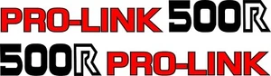 Calcomanías de basculante PRO-LINK 500R x 2 - Imagen 1 de 1