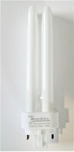 Overdrive 13W 4 Pin Plug In 3500K Quad G24q-1 Compact Fluorescent Light Bulb - Picture 1 of 8