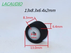 Pinch roller for most cassette decks and boombox 13*8.3*2mm Sony Sharp Sanyo - Picture 1 of 3