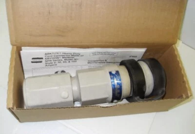 ⭐NUEVO EN CAJA⭐ CROUSE-HINDS NPR3463 30-Amp PIN&SLEEVE CONECTOR 30A 3W 4P.  EB Foto 1 de 4