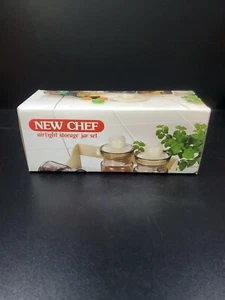 Vintage New Chef Storage Jar Set For Kitchen And Home. Wall Mount - Picture 1 of 7