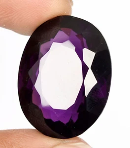 Fabulous Purple Amethyst Oval Faceted Cut 81.25 Ct. Loose Gemstone for Christmas - Picture 1 of 6