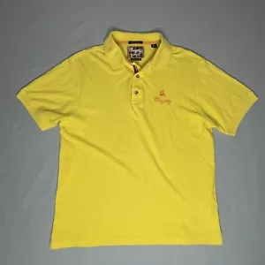 Polo uomo Coogi Australia gialla media manica corta 100% cotone Pima - Foto 1 di 13