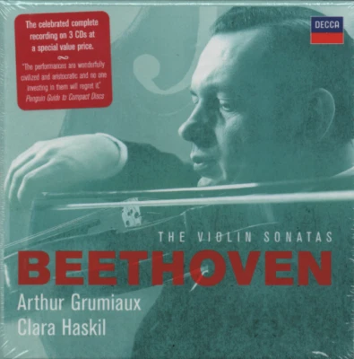 Beethoven: Violin Sonatas - Grumiaux, Haskil - Decca 3CD - neu/OVP - Bild 1 von 2