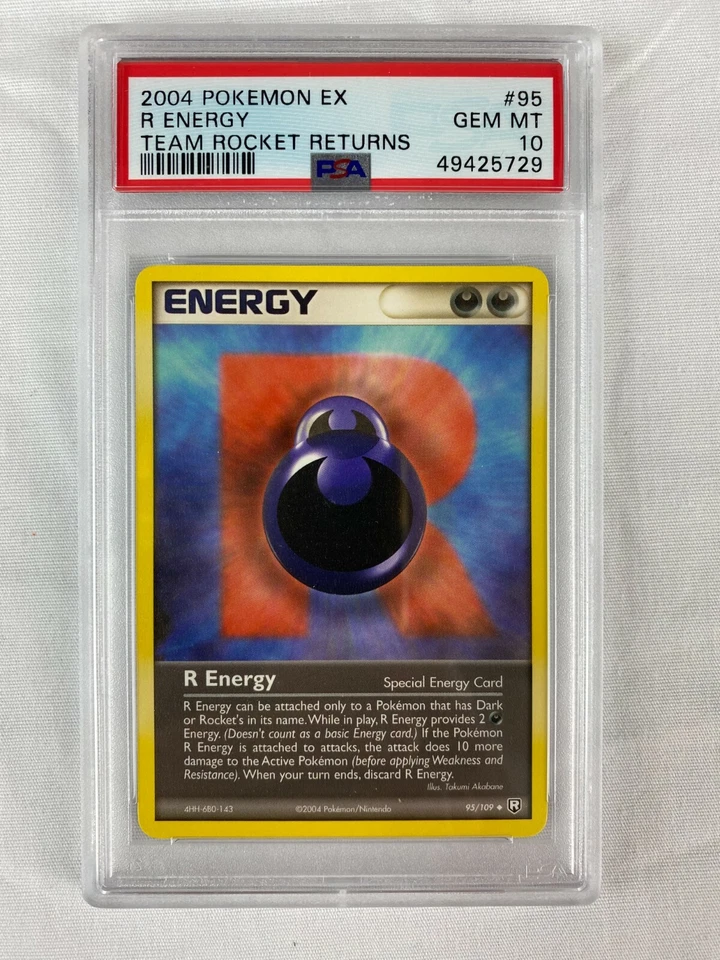 PSA 10 Gem Mint R Energy 2004 EX Team Rocket Returns #95 - Image 1 of 1