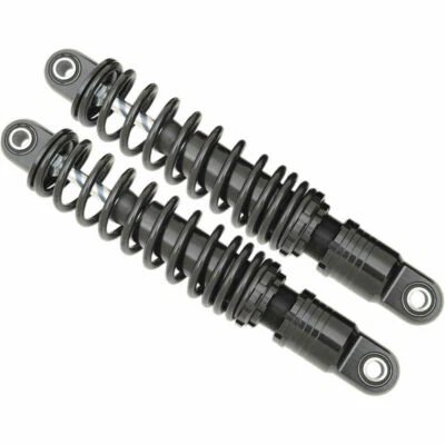 Drag Specialties Black Premium Adjustable 12" Shocks 1991-2017 Harley Dyna - Image 1 of 4