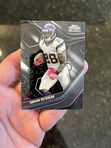 2023 Topps Composite Adrian Peterson Topps Chrome Black No.127 - Picture 1 of 2