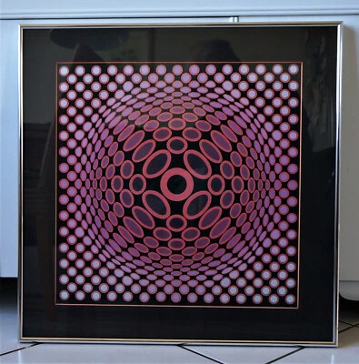 Victor Vasarely, VEGA, Op Art inkl. NIELSEN Rahmen - Bild 1 von 4