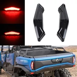 Pair UTV Smoked LED Brake Tail Lights For 2021 Can Am Commander MAX XT DPS - Bild 1 von 11