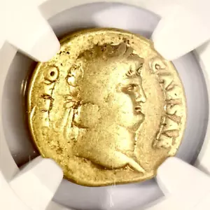 Nero Gold AV Aureus Roman Empire Coin 54-68 AD - Certified NGC VG 5/5 4/5-6.93 g - Picture 1 of 6
