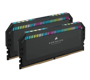 Corsair Dominator Platinum RGB 64GB (2x32GB) DDR5 UDIMM 6600Mhz C32 1.1V Black D - Picture 1 of 1
