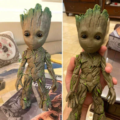 Figura de acción Guardianes de la Galaxia Baby Groot tamaño real HT LMS005 26CM sin caja Foto 1 de 4