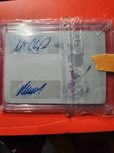 2020 National Treasures Matt Chapman & Ramon Laureano 1/1 Auto Plate A's - Picture 1 of 3