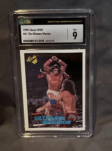 1990 CLASSIC WWF #5 ULTIMATE WARRIOR CSG 9 Low Pop WWE WCW RC - Picture 1 of 5