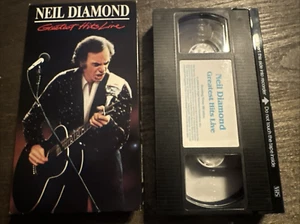 NEIL DIAMOND - Greatest Hits Live VHS - EXCELLENT - Imagen 1 de 2