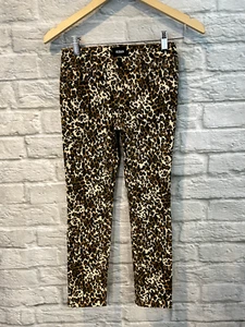 NEW - NWOT Hudson Girls Jungle Ankle Crop Denim Animal Print Jeans Size 12 - Picture 1 of 6