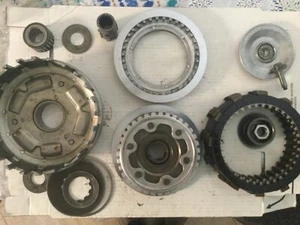 1987 KAWASAKI VULCAN 88 1500 VN1500A COMPLETE CLUTCH W BASKET HUB HOUSING COMP - Afbeelding 1 van 15