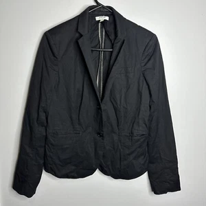Women’s Helmut Lang Size Medium Black 2 Button Blazer With Pockets - Picture 1 of 8