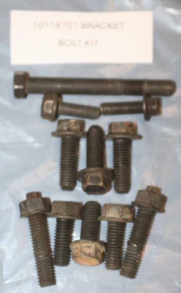 CHEVROLET GMC TRUCK 4.3 5.0 5.7 ALTERNATOR, STEERING BRACKET  10118701 BOLT KIT  - Image 1 of 1