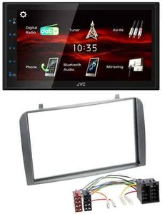 JVC USB Bluetooth MP3 DAB 2DIN Autoradio für Alfa Romeo GT 147 00-10 anthrazit - Bild 1 von 8