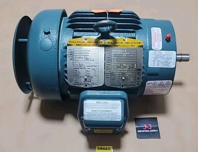 *NEW SURPLUS* Baldor VECP3581-4 Super-E Severe Duty Motor 1Hp 460V + Warranty!  - Image 1 of 4