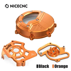 For KTM 990 950 LC8 Front Chain Guard Sprocket Cover Water Pump Kit Clutch Cover - Picture 1 of 29