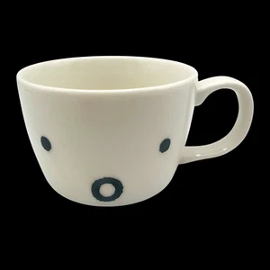 Miffy Simple Face Porzellan Becher Überraschung Kaneshotouki Kanesho 230ml Japan NEU - Bild 1 von 6